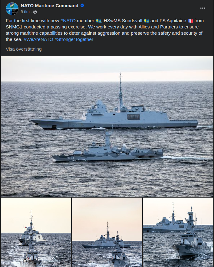 Maritimt Samövande HSwMS Sundsvall