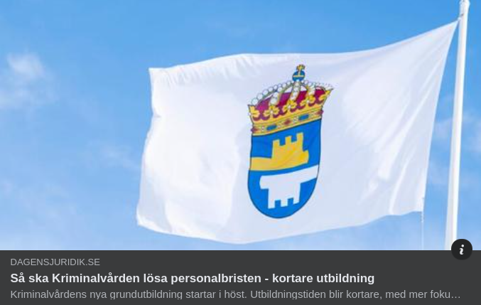 Kortad Kriminalvårdsutbildning