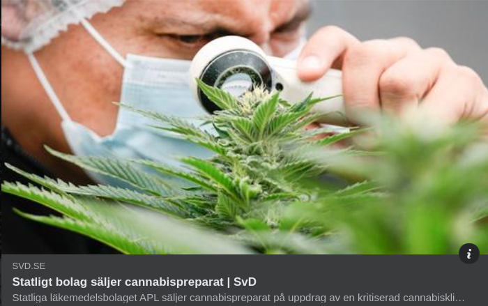 Statlig Cannabispreparatförsäljning