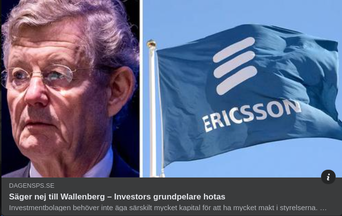 Nej Till Wallenberg I Ericsson