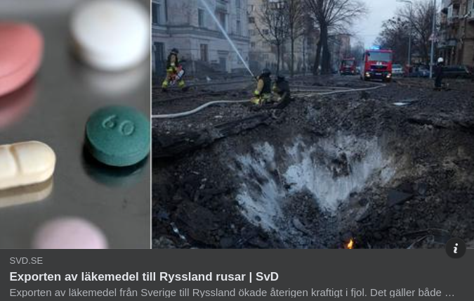 Rusande Läkemedelsexport Till Ryssland