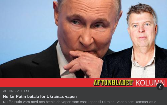 Woffie & En Ukrainavapenbetalande Putin