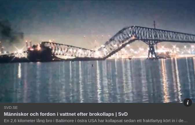 Amerikansk Brokollaps I Baltimore