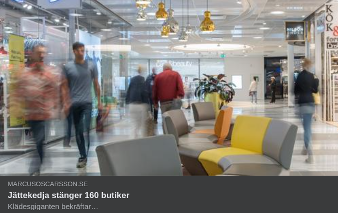 Butiksstängande H&M