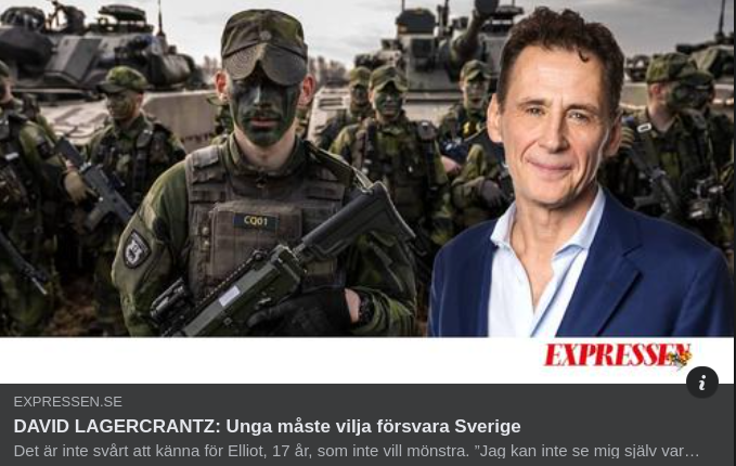 Ung Försvarsvilja I Expressen