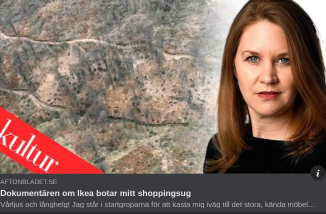 Shoppingsugsstoppande IKEA-Dokumentär