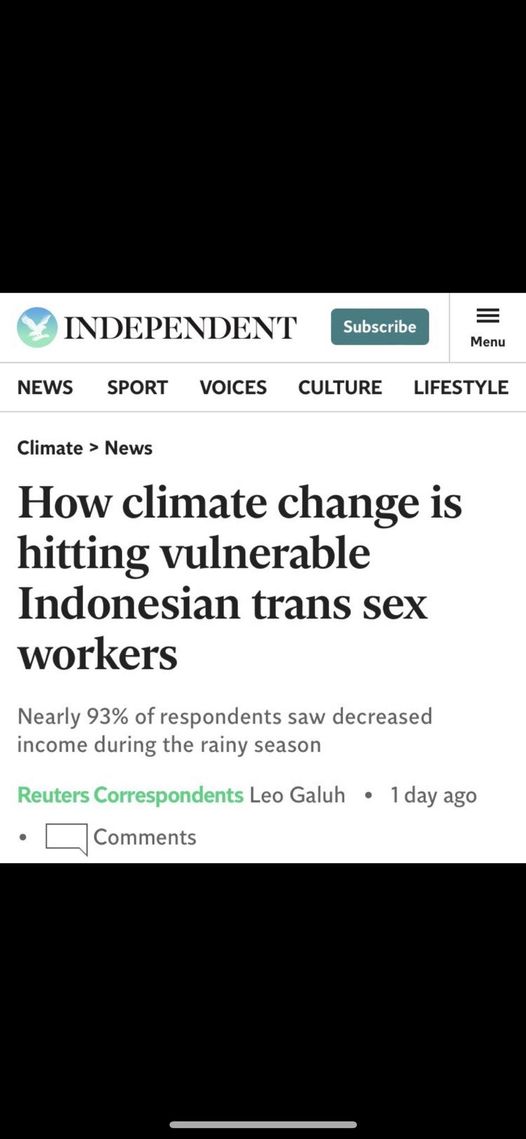 Svenskt Transsexarbetarengagemang I Indonesien