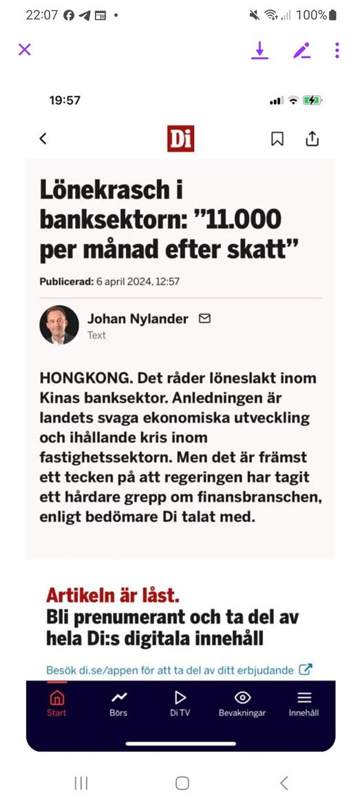 Löneslakt I Kinesisk Banksektor