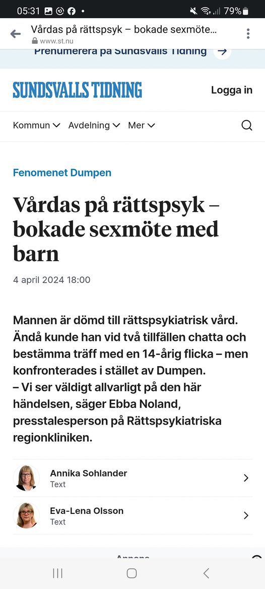 Rättspsyksvårdad Bokade Peddomöte