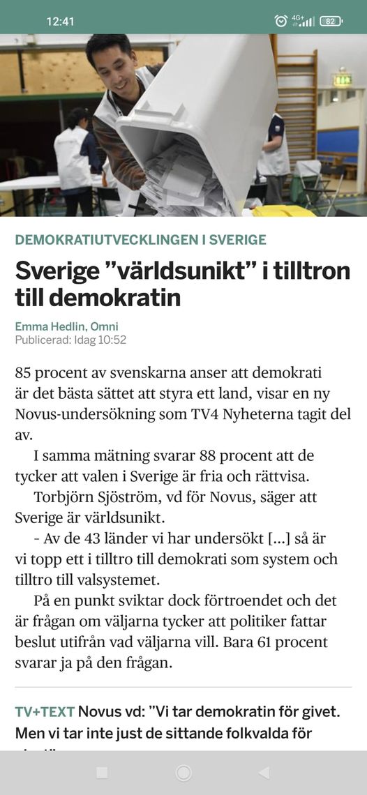 Svensk Demokratitilltro Världsunik