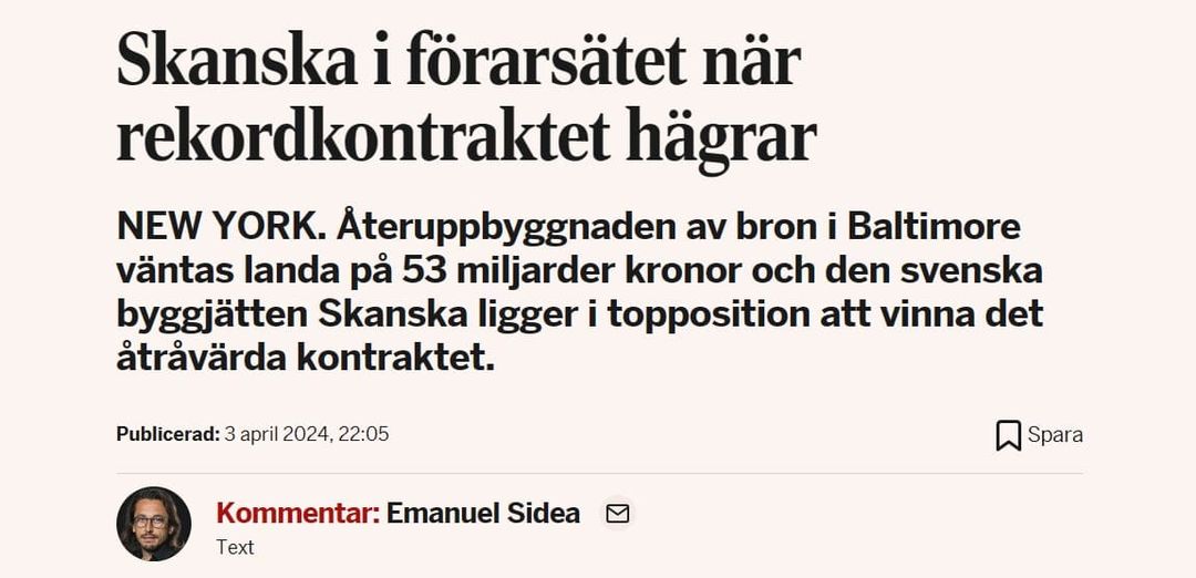 Skanska & Baltimore-Bron