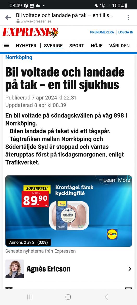Voltad Bil Stoppar Tågtrafik