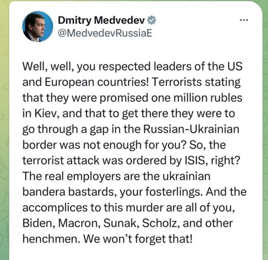 Medvedev Glömmer Inte