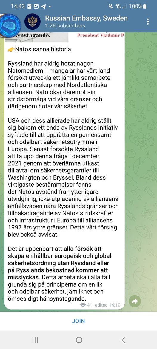 Ryskt Säkerhetsordningsperspektiv
