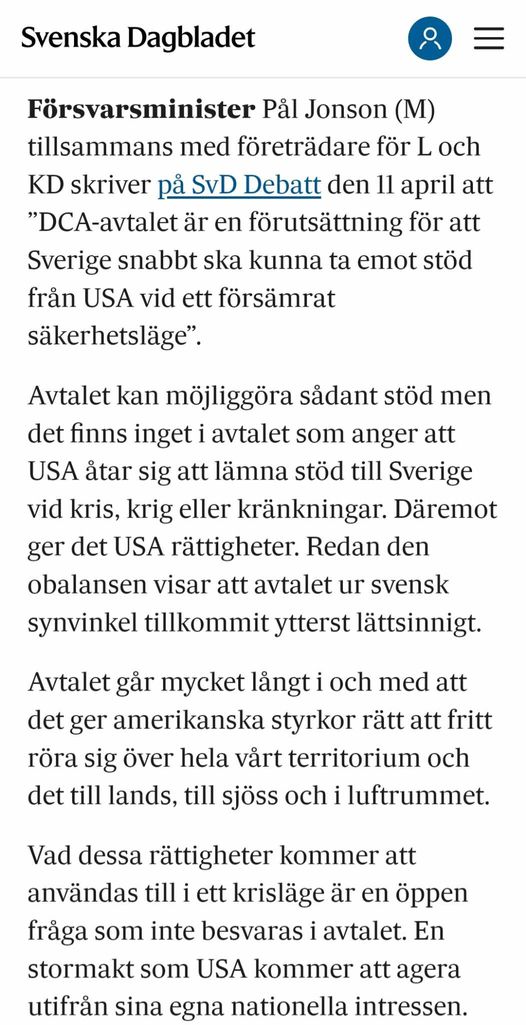 Amerikanska Rättigheter Visavi Sverige