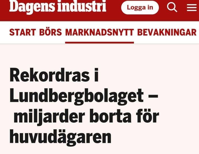 Rekordras För Lundbergbolaget Indutrade