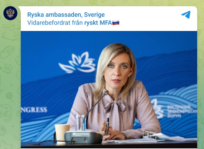 Zakharova Om Läget