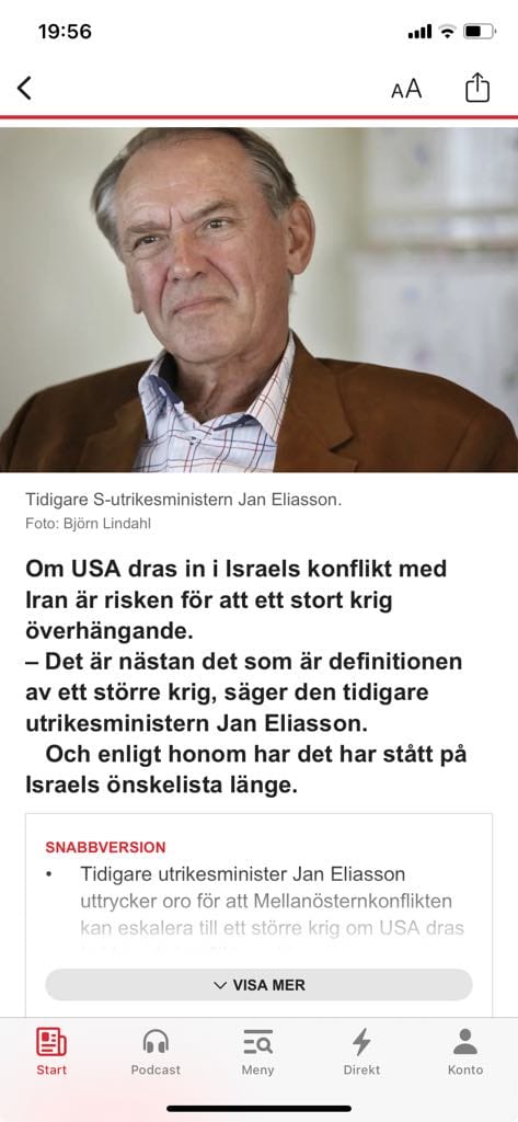 Eliasson & Israelisk Önskelista