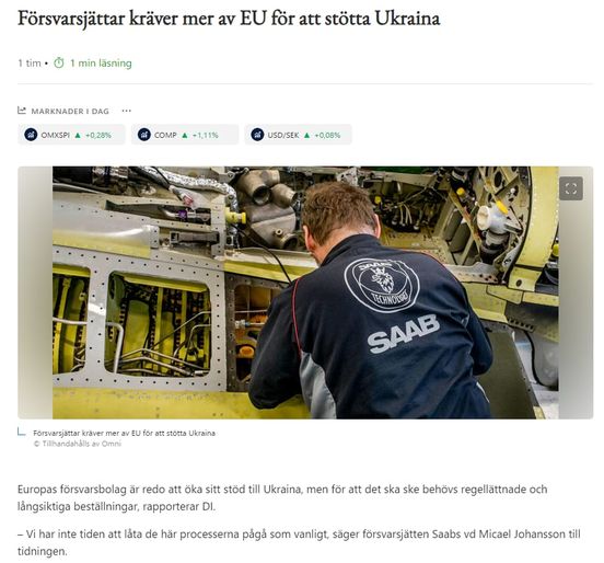 Försvarsföretagskrav På EU