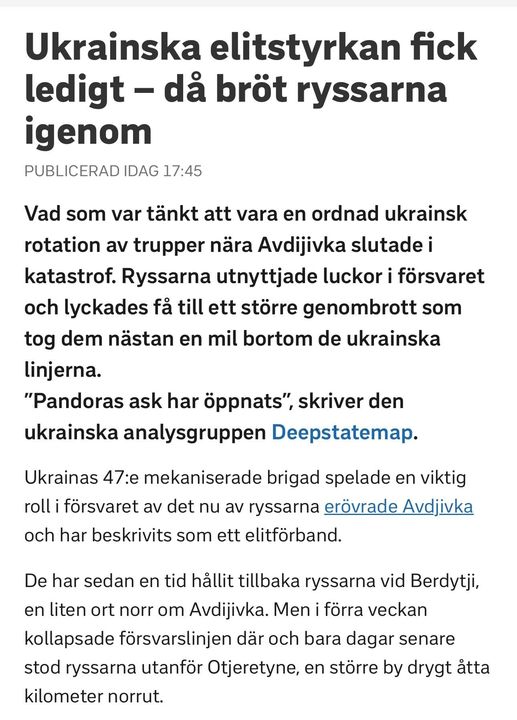 Ukrainsk Katastrofbeskrivning..