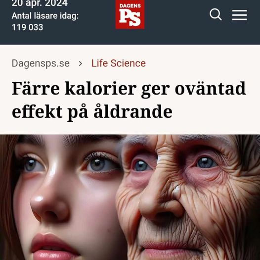 Kaloriintag & Åldrande