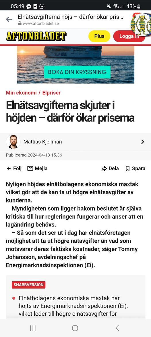 Elektrisk Kostnads & Prisfråga