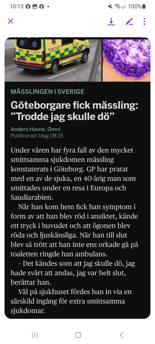 Mässling I Göteborg