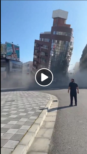 Jordbävning Nära Taiwan