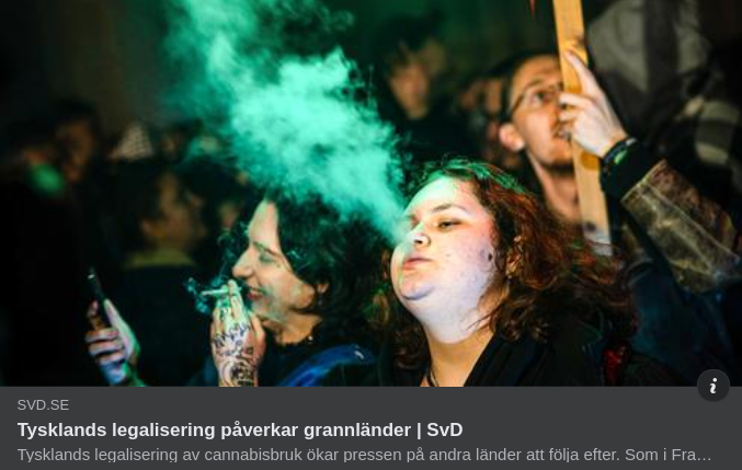 Tysk & Skyttedalisk Cannabislegaliseringspåverkan