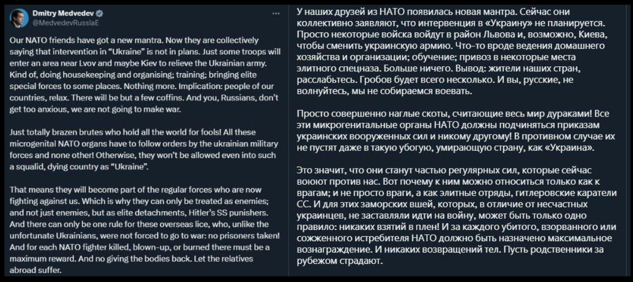 Medvedev Som Bad Cop