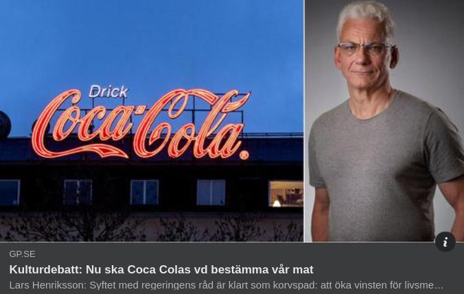 Coca-Cola Styrd Livsmedelsindustri