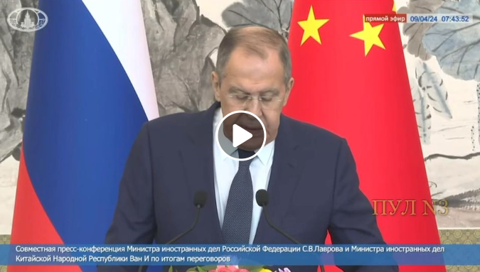 Lavrov I Peking Om Zelenskys Fredsformel