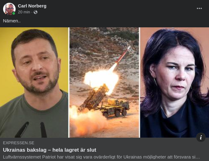 Patriotmissilslagret Slut