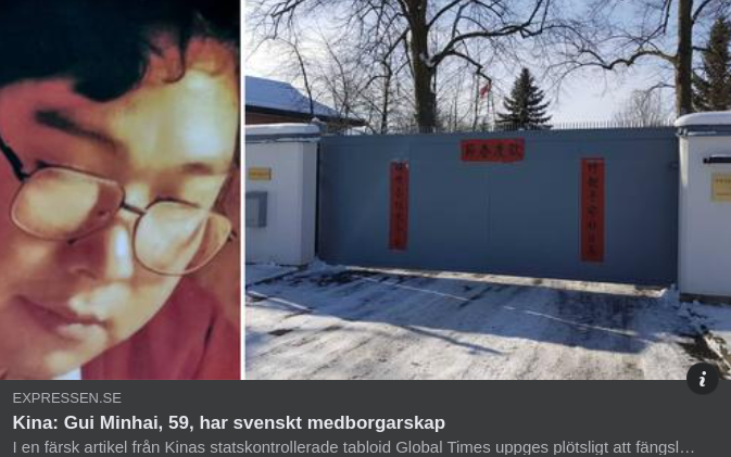 Kina & Svenskt Medborgarskap