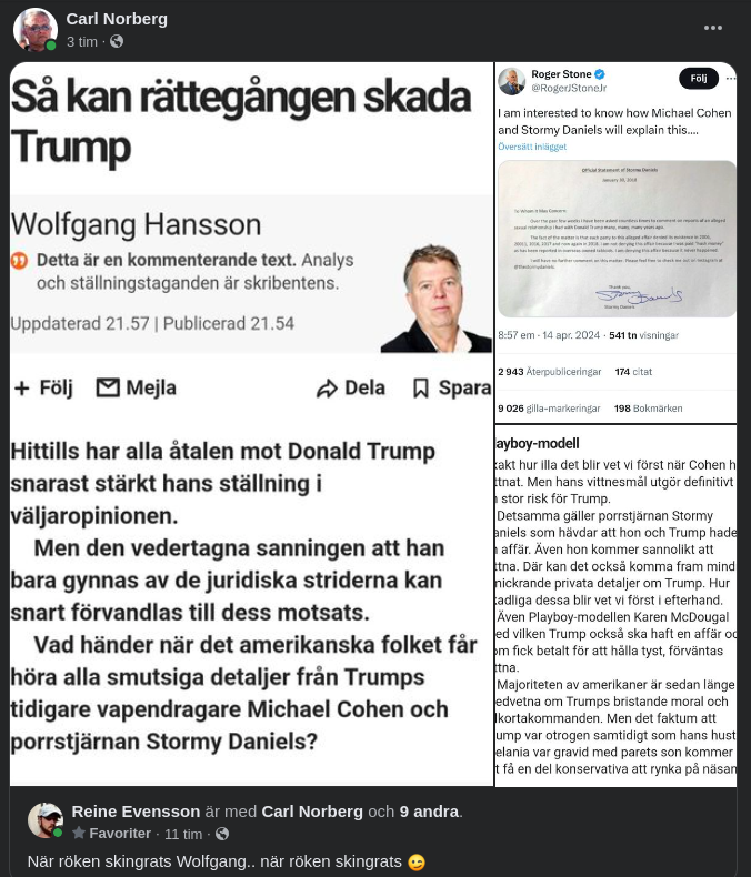 Woffie, Trump & Stormy