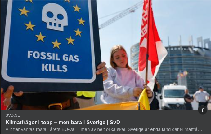 EU-Valet & Svensk Toppfråga