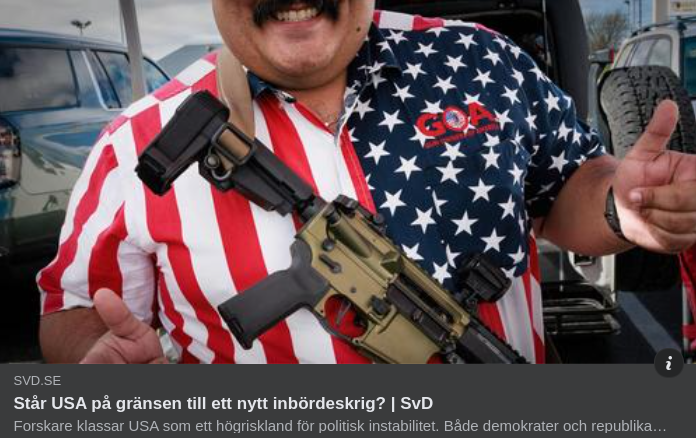 Amerikansk Inbördeskrigsgräns I SvD