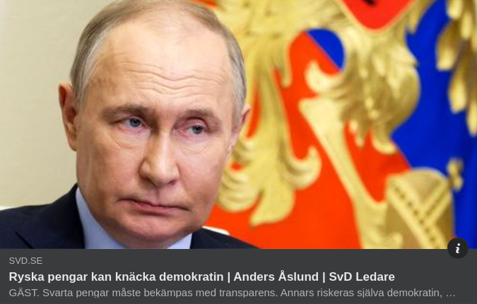 Åsnelund & Svarta Pengars Bekämpande I SvD