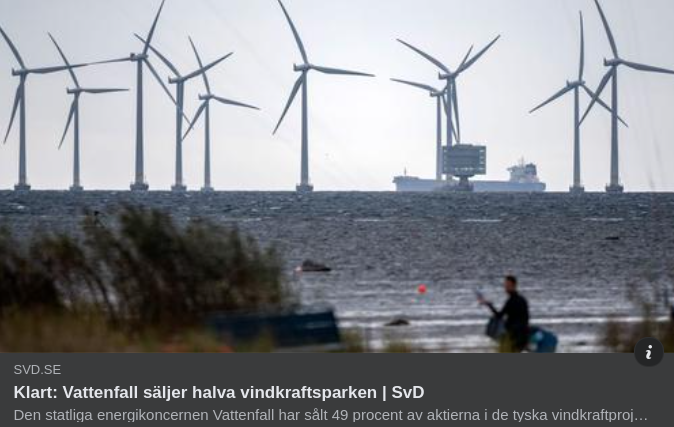 Vattenfall Säljer Till BASF