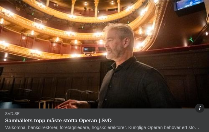 Toppstödd Opera Ett Måste..