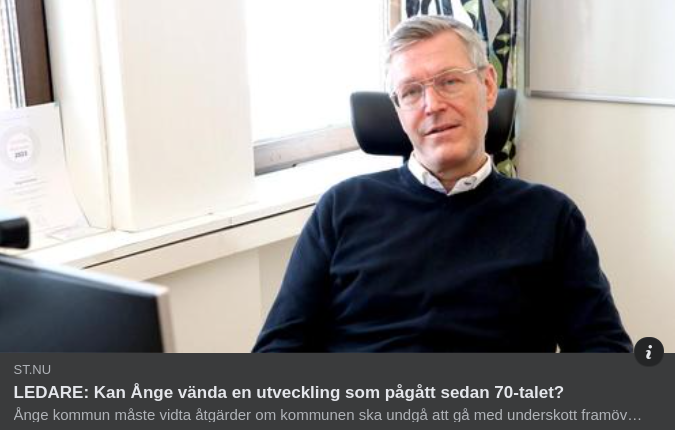 Möjlig Utvecklingsvändning I Ånge?