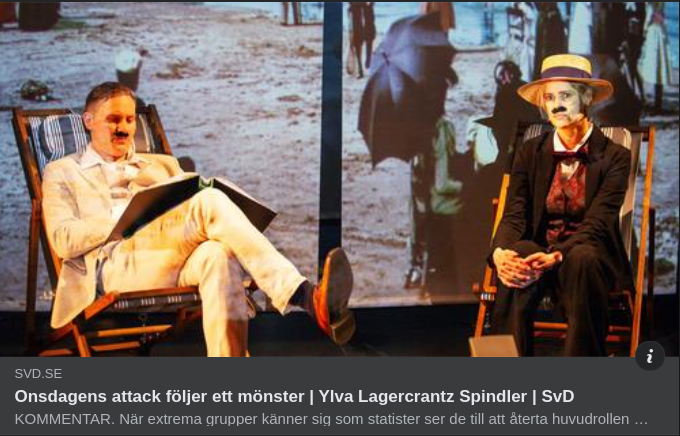 Propagandavåld & Marginaliserade Extremister I SvD