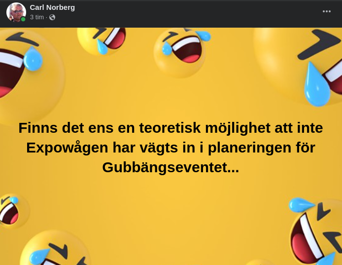 Expowågen & Gubbängseventsplaneringen..