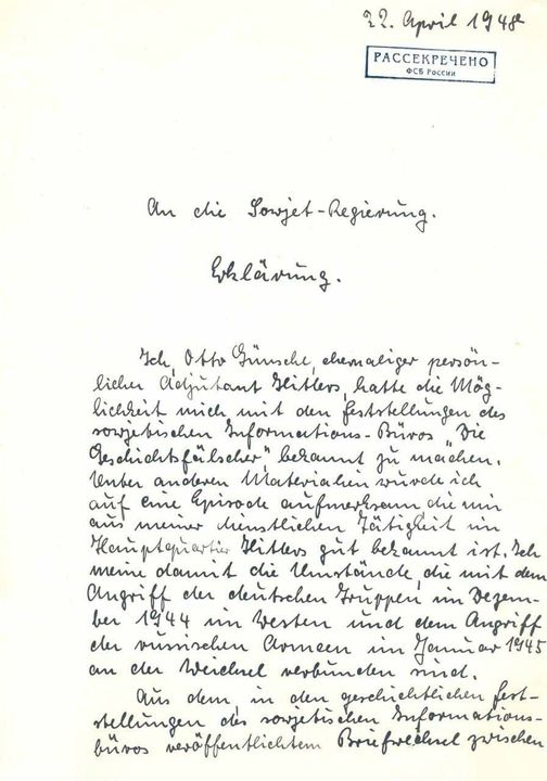 Avklassificerat Ryskt Dokument