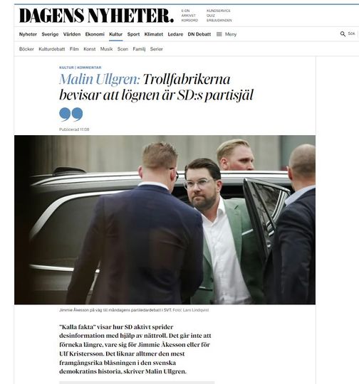 Politiska Partier Är Trollfabriker