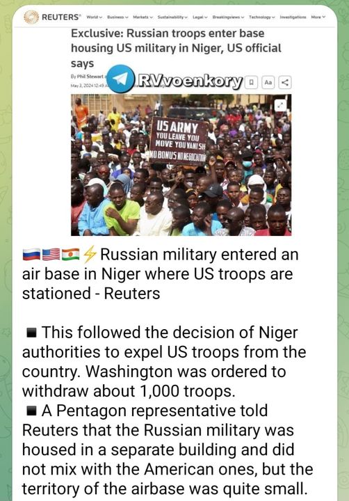 Amerikansk & Rysk Militär I Niger