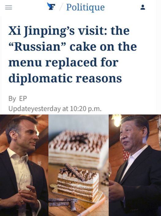 Ingen Rysk Kaka För Xi Hos Makaronen