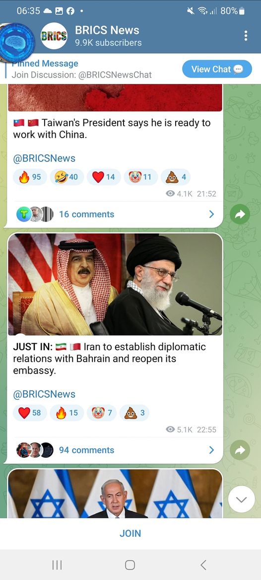 Iran & Bahrain Återupptar Diplomatiska Relationer