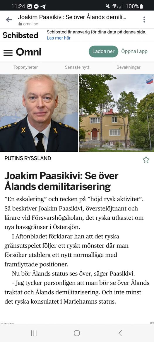 Paasikivi & Ålandsstatus