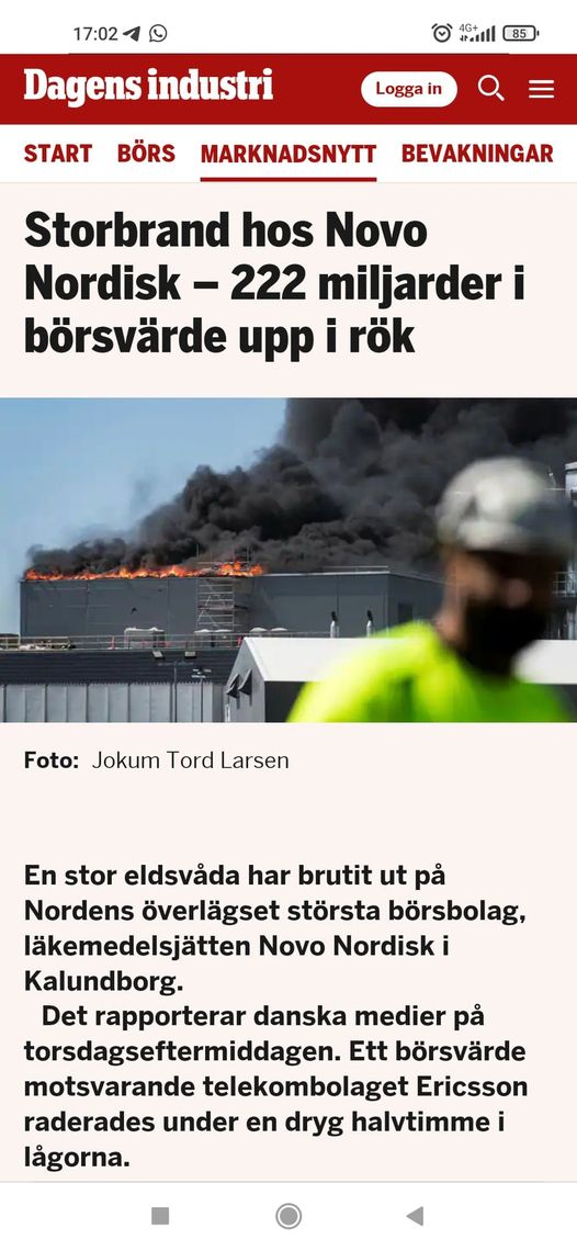 Uppbrunnet Börsvärde Motsvarande..